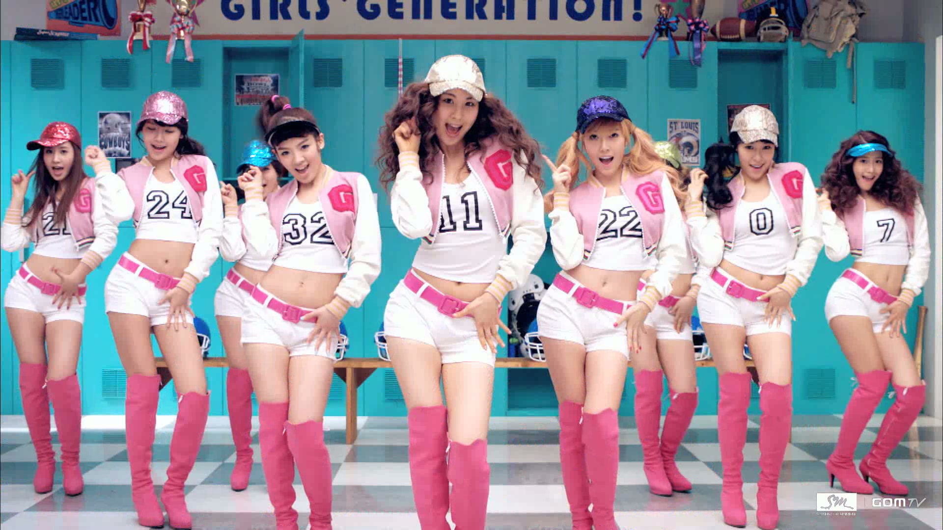 Корейская группа girls Generation naked