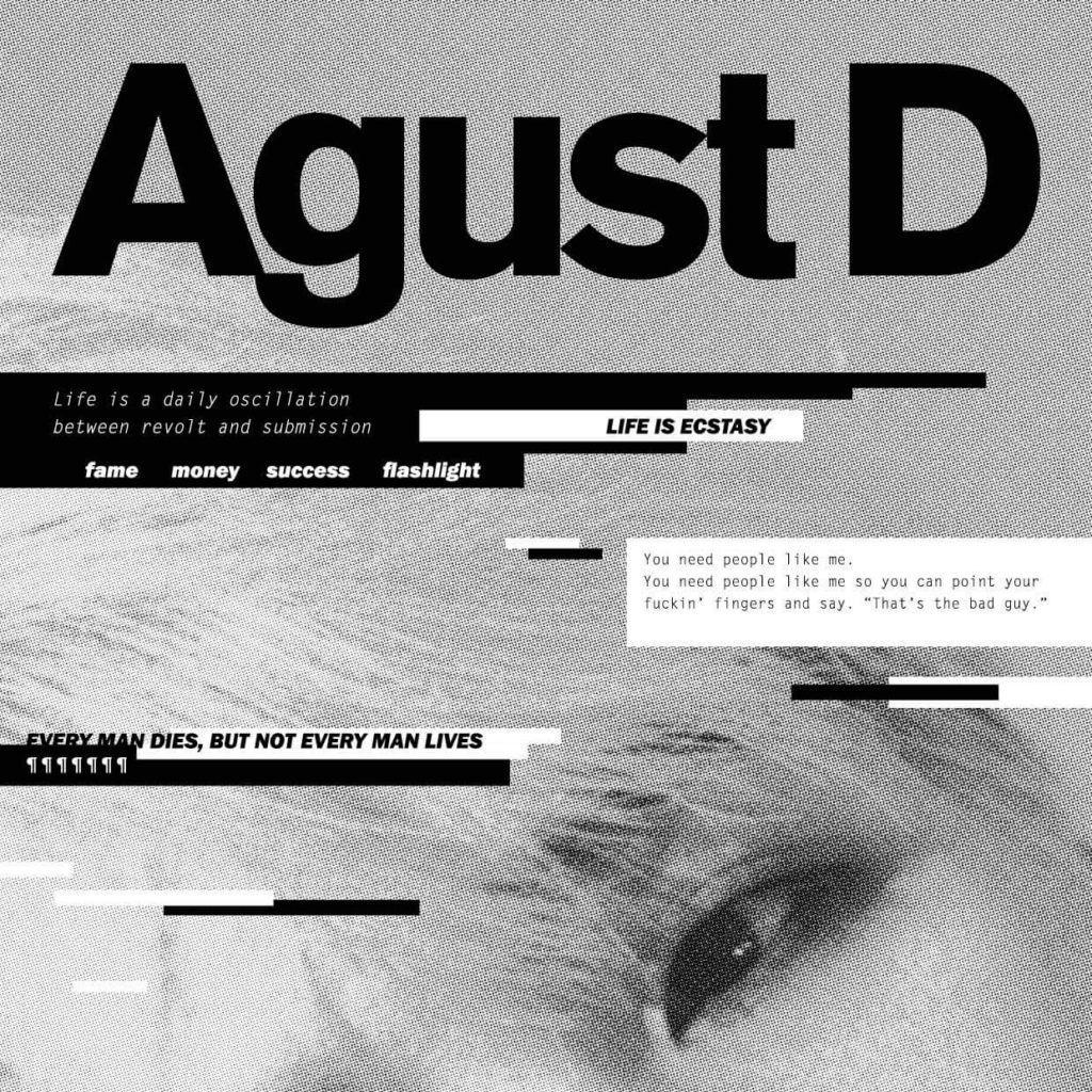 Agust D(SUGA) 直筆サイン「D-DAY」VERSION 01 CD - CD